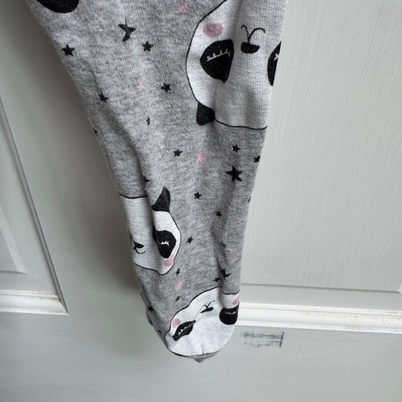 Simple Joys by Carter's 24M Girls Gray Panda Print Pajama Bottoms Pants - Picture 3 of 5